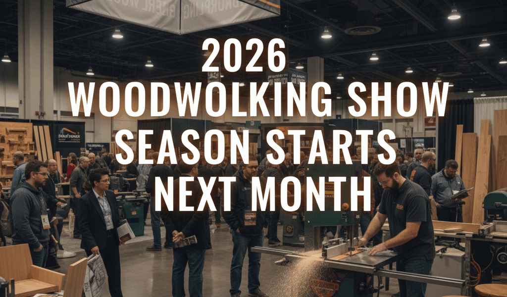 2026 Woodworking Show Season Starts Next Month