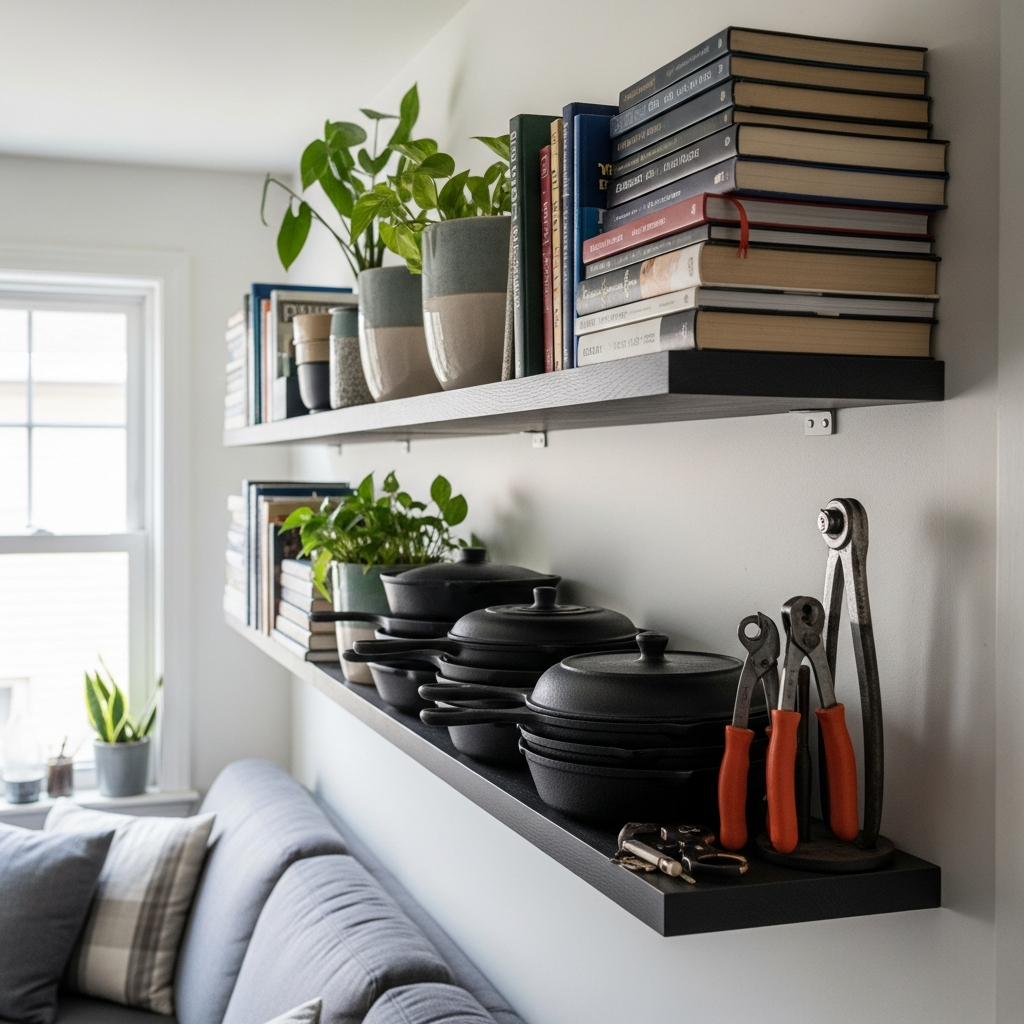 Floating Shelves That Actually Hold Weight Using Hidden Cleats