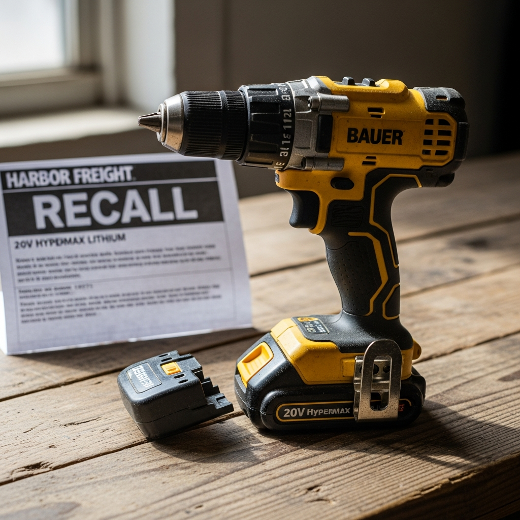 Harbor Freight Recalls BAUER Cordless Drills