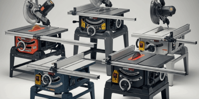 Professional photograph related to: Best Hybrid Table Saw for Small Shops — 5 Models Compared. High