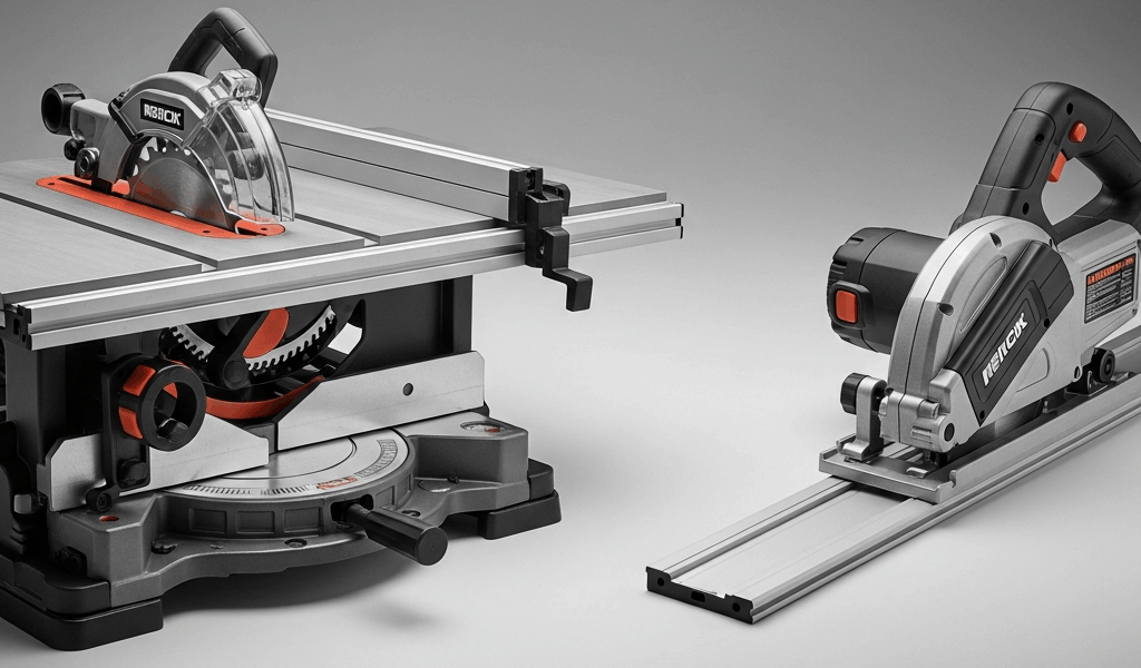 Professional photograph related to: Table Saw vs Track Saw — Which Should You Buy First?. High quali