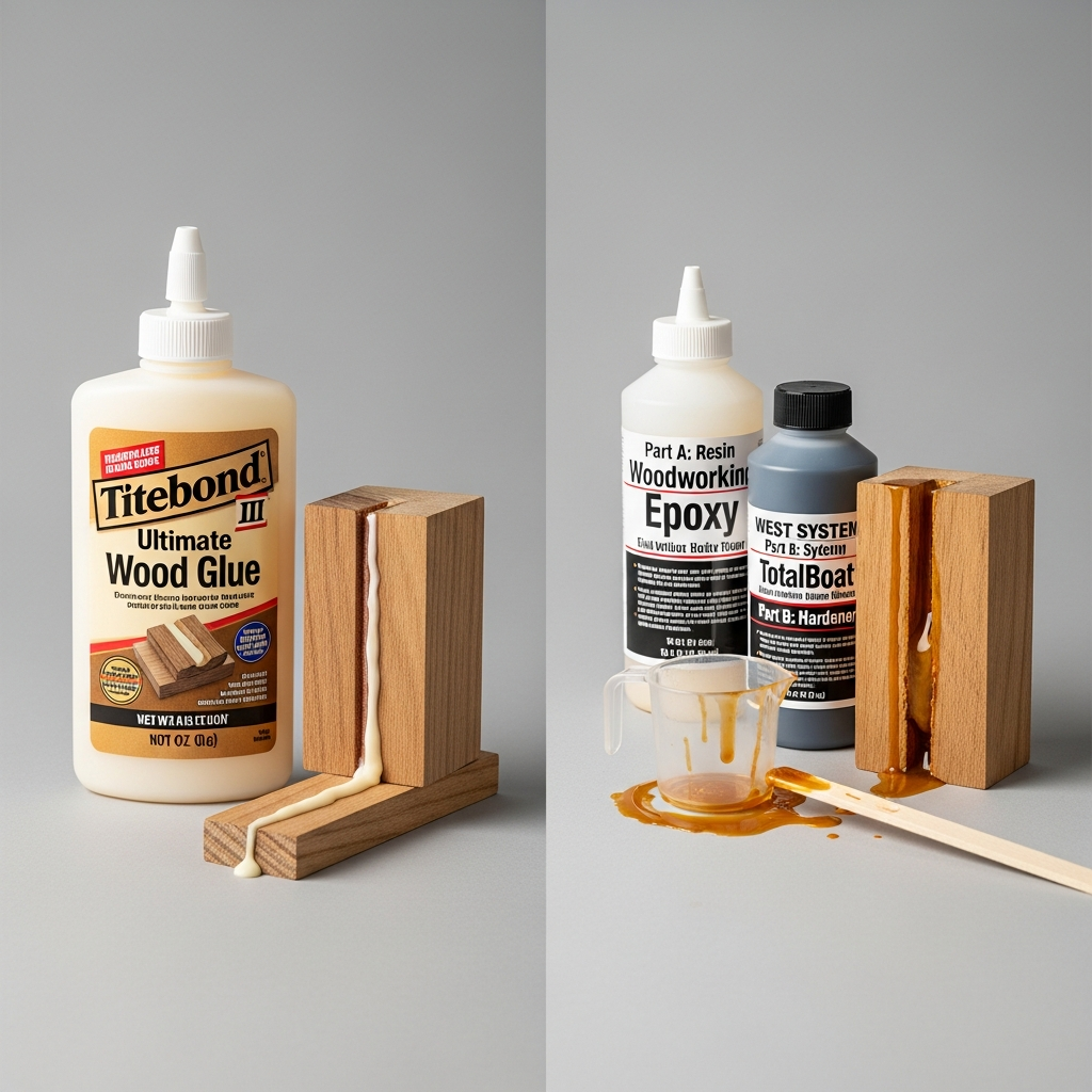Wood Glue vs Epoxy for Woodworking — When to Use Each