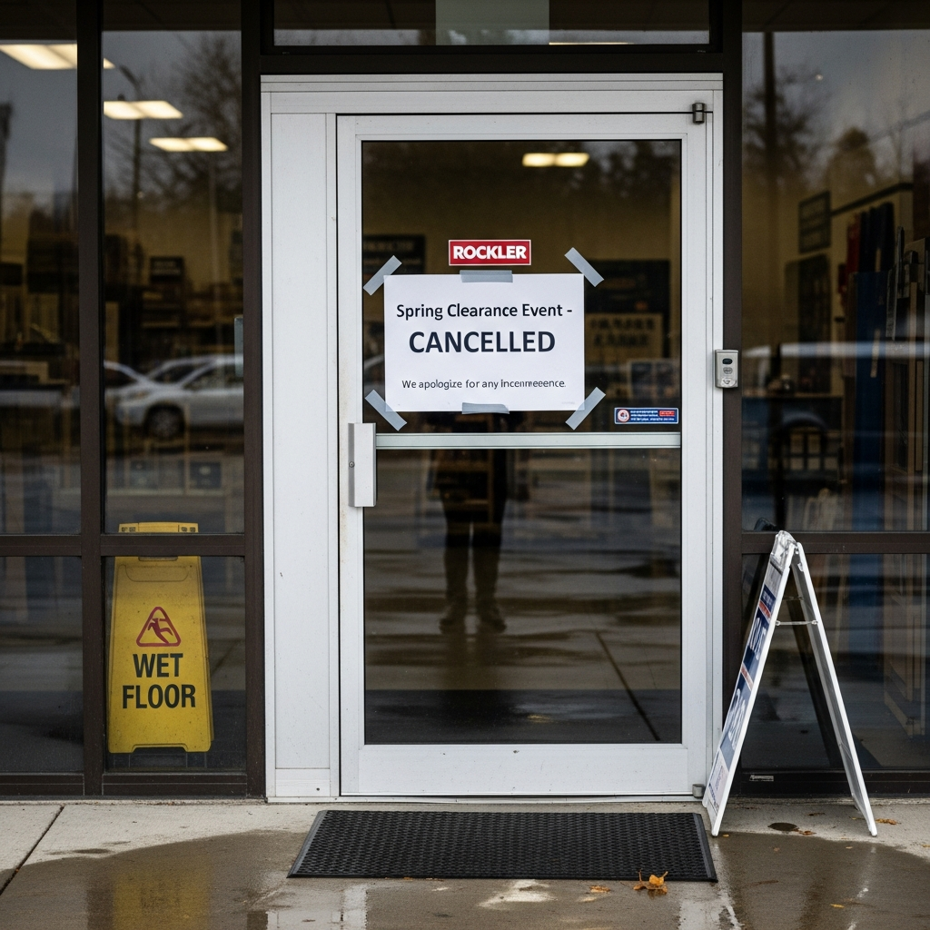 Rockler Cancels Spring Clearance Event