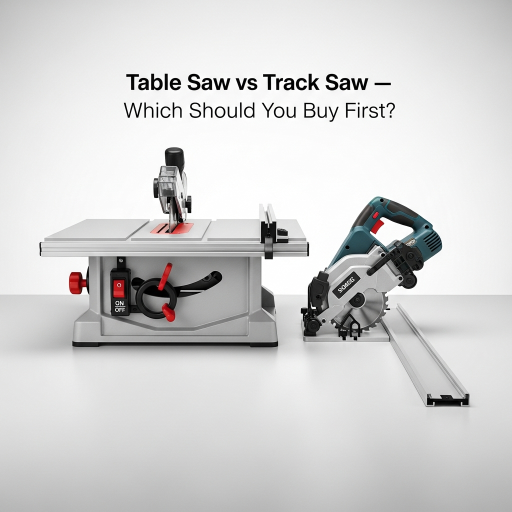 Table Saw vs Track Saw — Which Should You Buy First?