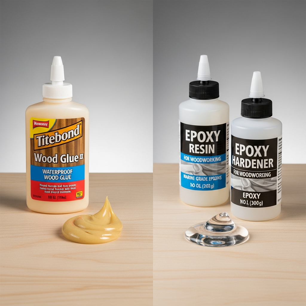 Wood Glue vs Epoxy for Woodworking — When to Use Each