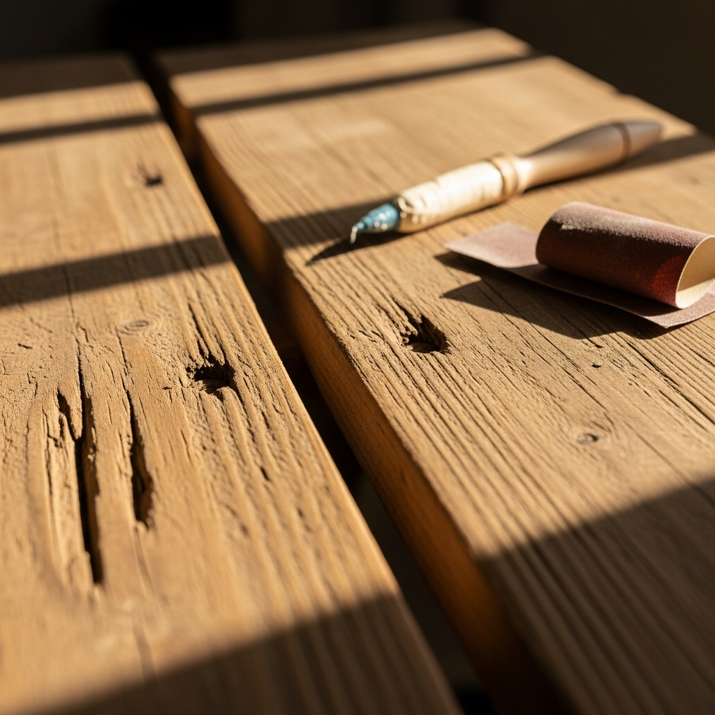 How to Fix Gaps Between Wood Panels in Tabletops