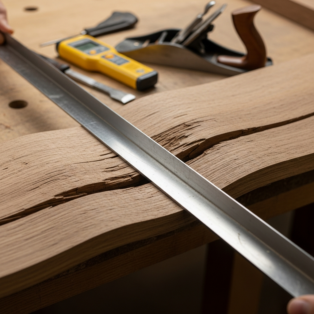 How to Flatten Cupped Wood Boards Before Assembly