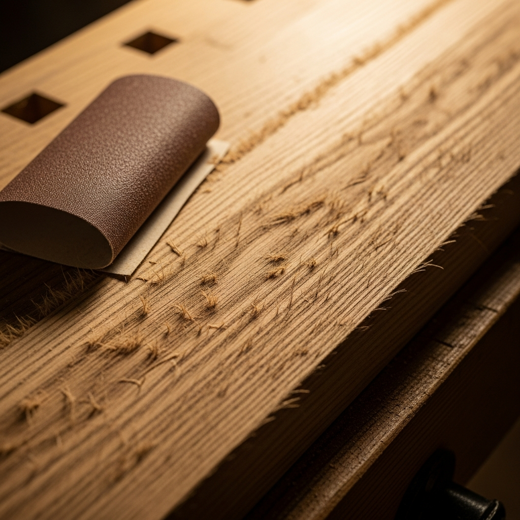 How to Fix Raised Grain After Sanding Wood